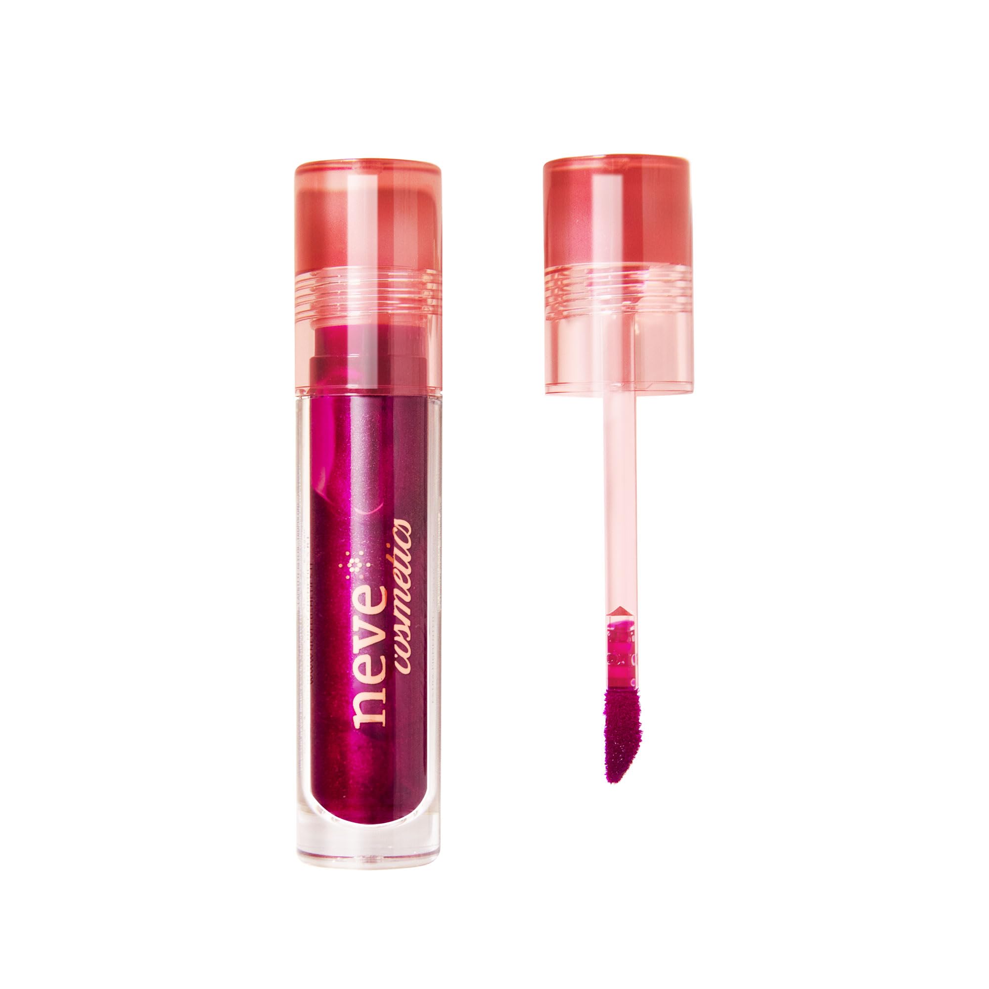 Neve Cosmetics tinta labbra Ruby Juice, leggera come acqua resistente come inchiostro | "Friends"