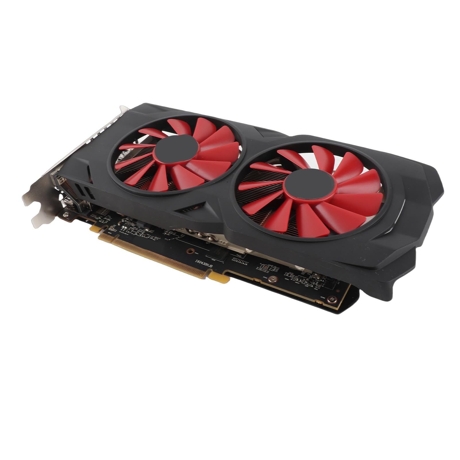 AMD Radeon RX 580 8GB GDDR5 Grafikkarte 256-Bit, 2048SP, mit PCI Express 3.0 x16 Gaming Grafikkarte Dual-Lüfter mit 3X DisplayPort, 1×HD-Multimedia-Schnittstelle für Desktop Computer