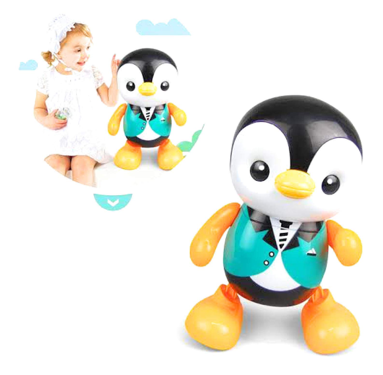 BLUESTOCK Dancing Penguin with Music, Multi Colour, Good Choice for Kids