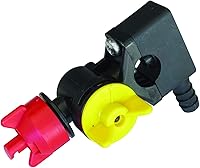 Vista 1 de Fimco 7771884 (OEM# 5275123) Wet Boom Polyacetal Center Nozzle Assembly, 4' Coverage, 1/2" Hose Inlet, Built-In Shut-Off Valves, Built-In Swivel