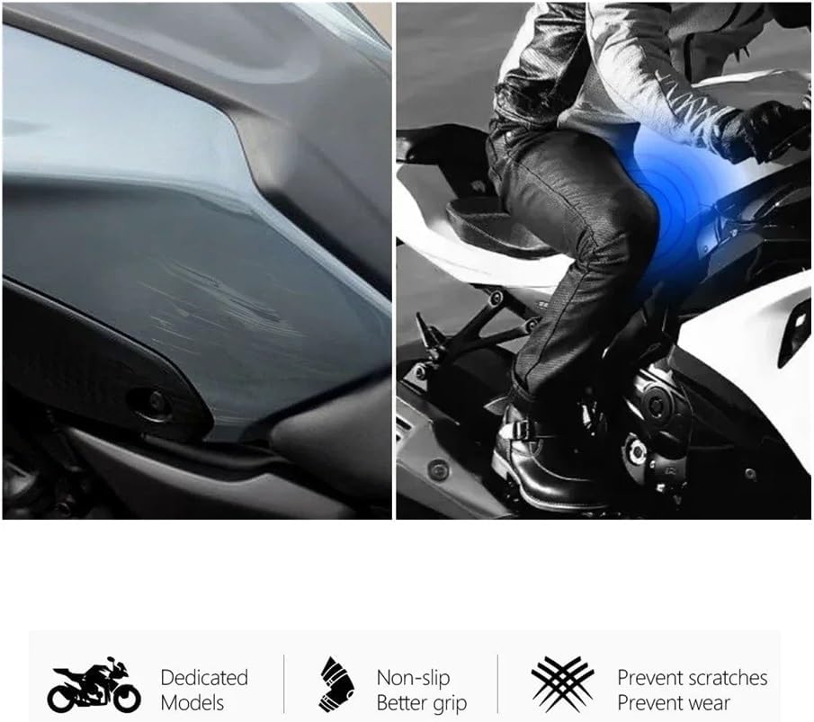 Motorcycle Tank Sticker Motorcycle Side Tank Pad Knee Traction for CBR 650R 2019 2020 2021 2022 2023 2024