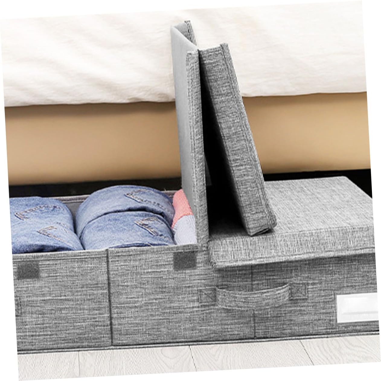 MAGICLULU Bolsa Ropa Almacenaje Contenedor Cama Plegable Organizador Zapatos Funda Mantas