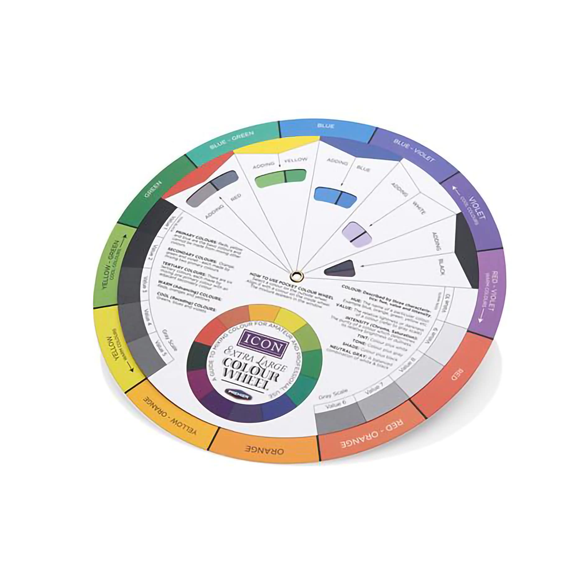 Premier Stationery Colour Wheel, Assorted, 20cm