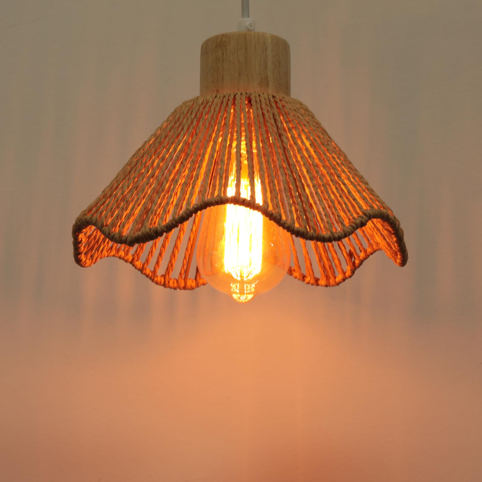 2 sztuki przemysłowa lampa wisząca kreatywny metalowy i linowy żyrandol, E27 Vintage lampa sufitowa oświetlenie wiszące wnętrze restauracja salon sypialnia