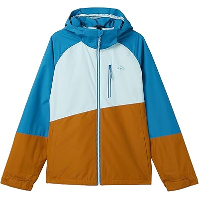 Пальто L.L.Bean Kids Fleece-Lined 3-in-1 Jacket (Big Kids) lapis teal/coastal aqua