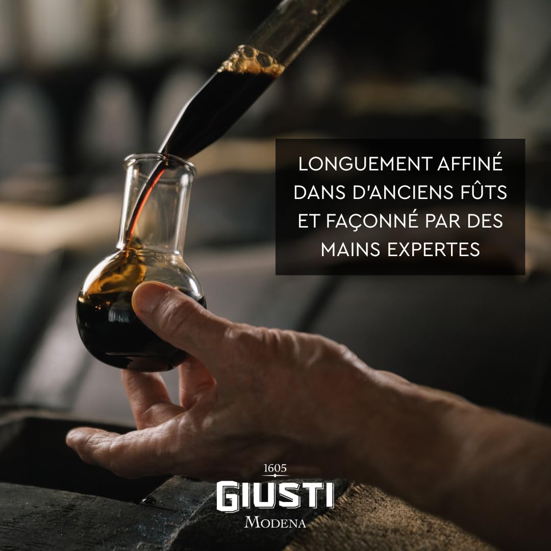 Giusti - Vinaigre Balsamique de Modène IGP 4 Médailles d'Or - 250ml Cubica