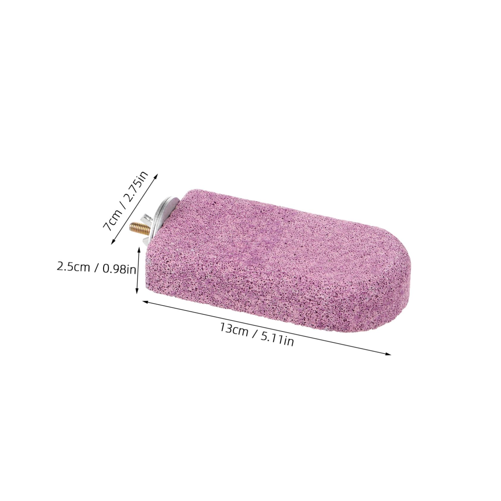 YARNOW 5piezas Percha para Aves Piedra De Calcio para Masticar Soporte para Periquitos y Estable y De Instalar Juguete para Mascotas
