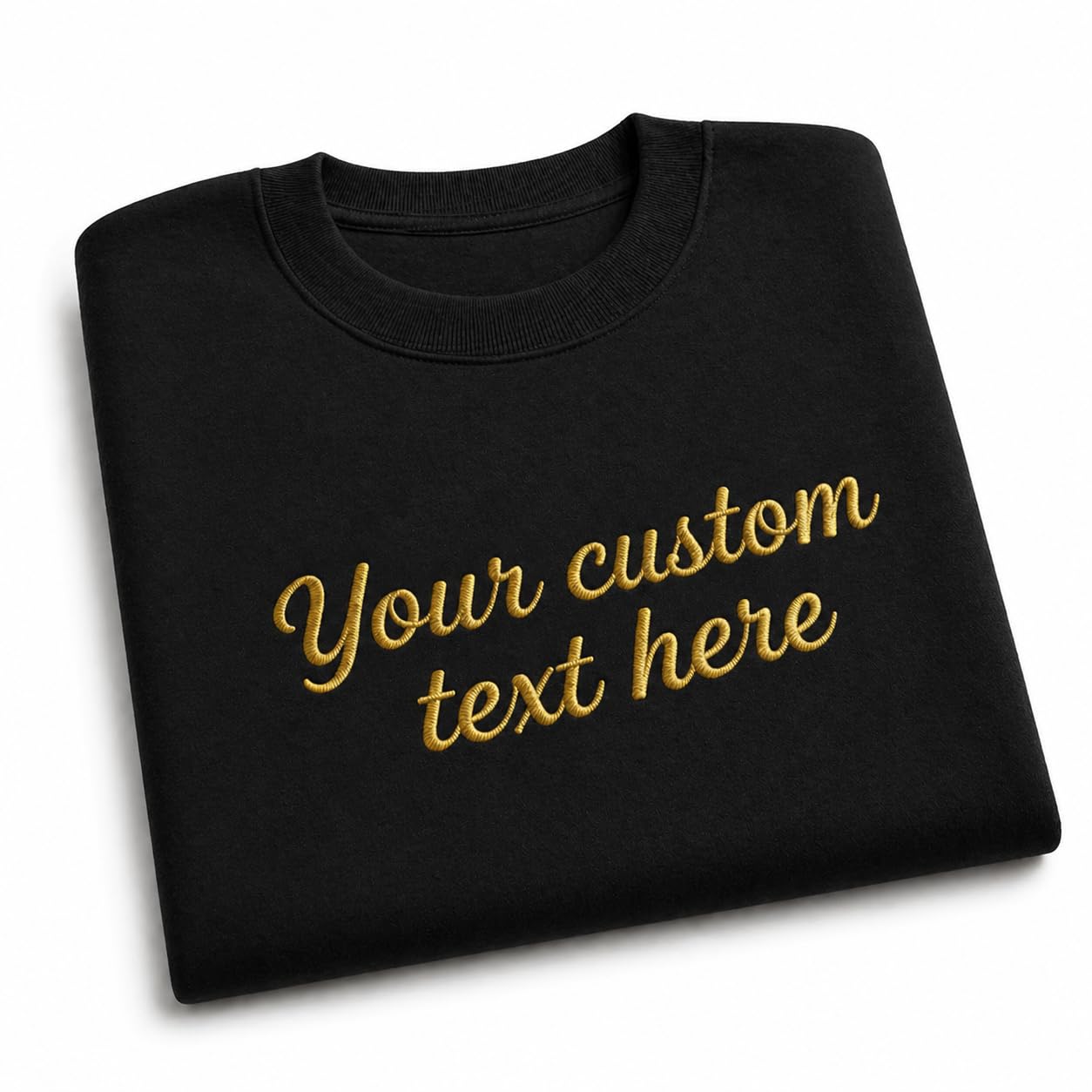 anantdiva Customized Embroidery Unisex Black Sweatshirt, Design Your Own, Personalized Sweatshirts For Everyone, Personalized Embroidery Gift, Different Sizes, Front & Back Embroidery, Embroidered Quotes-picture-25
