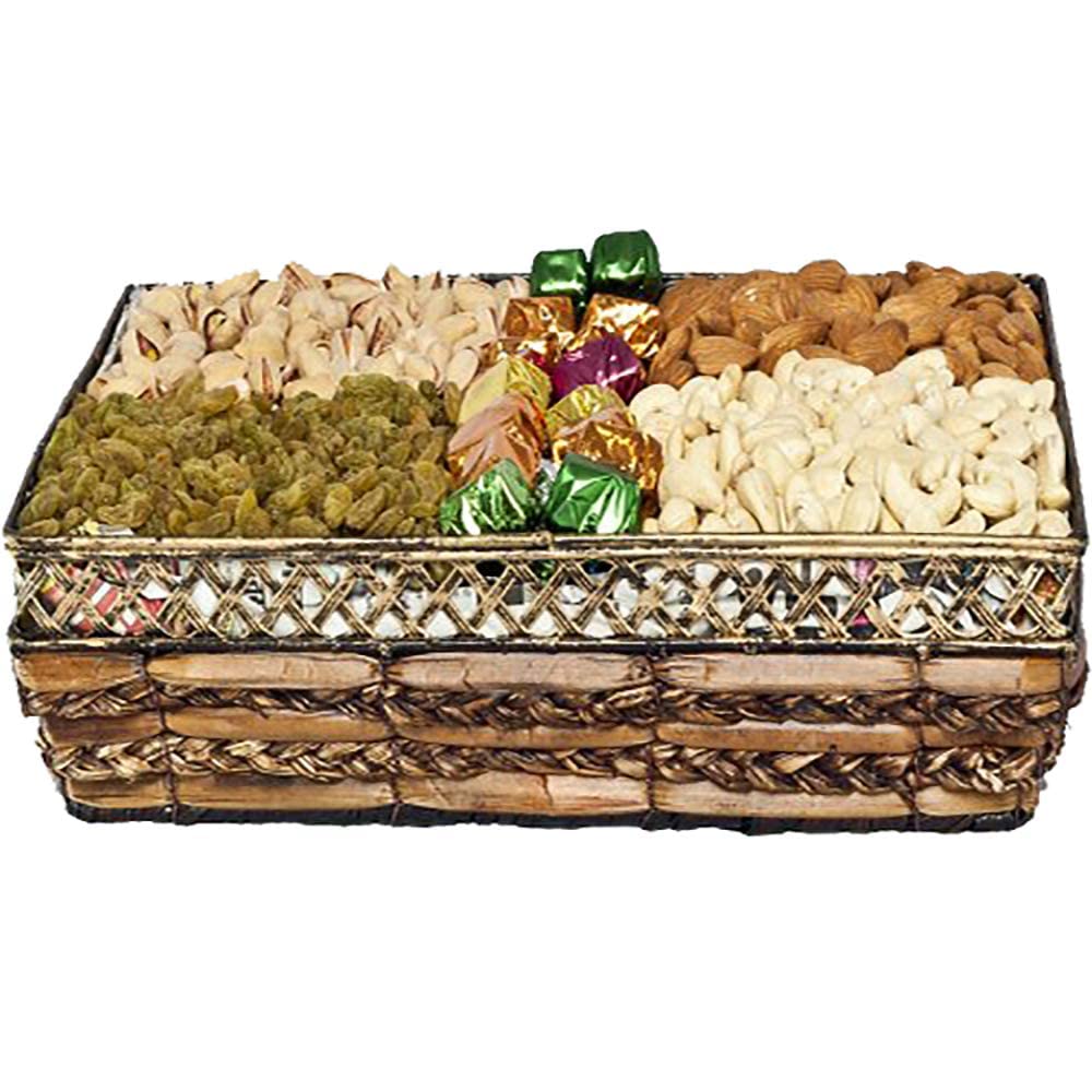 SFU E Com Rakhi Dry Fruit Gift Hamper Premium Dry Fruit Basket Gift
