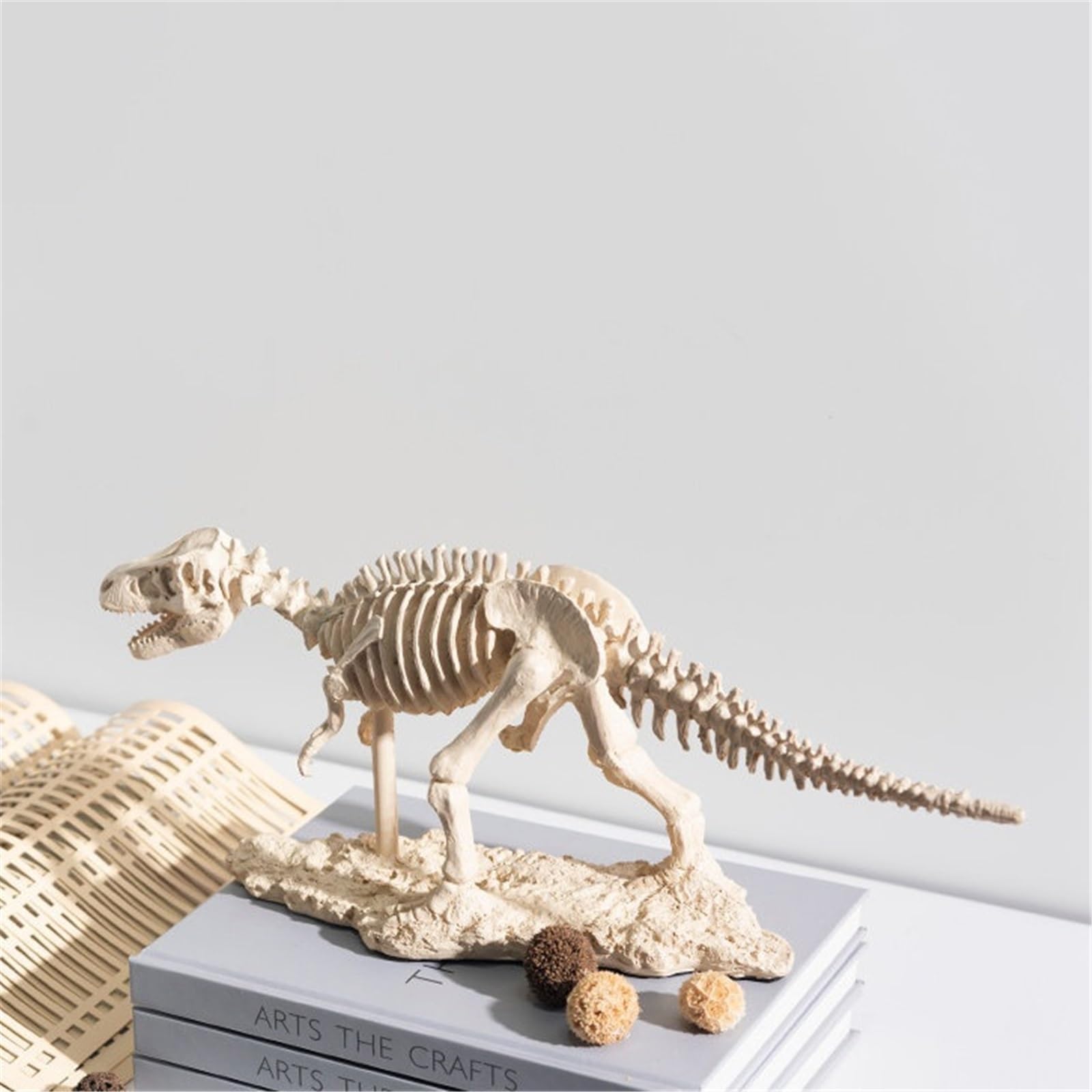 d'Arte Decorazione Realistico Tyrannosaurus Rex Scheletro Scultura in Resina Dinosauro Fossile Decor Figurina da Collezione educativa Decorazione Desktop