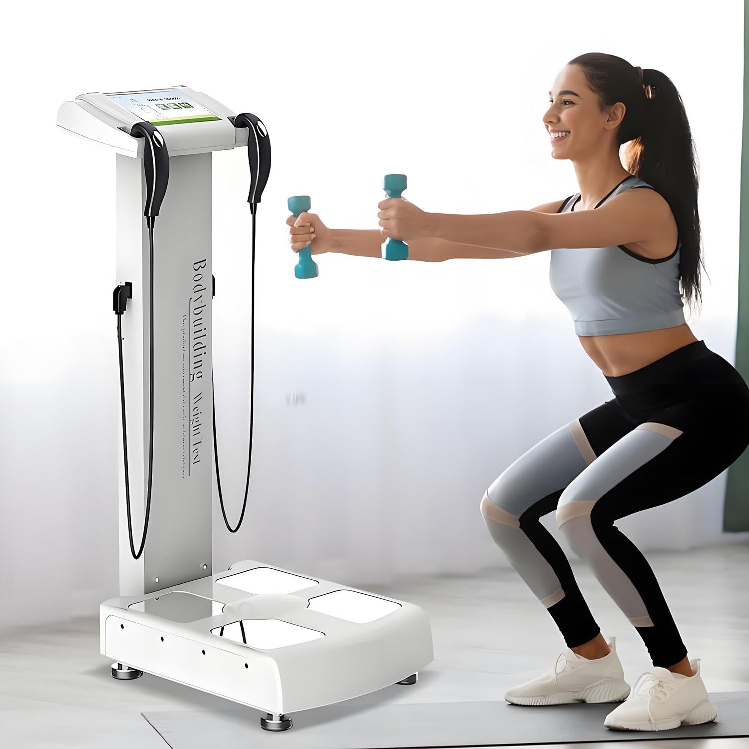 Bilancia per l'analisi della composizione corporea completa - Bilancia digitale per l'intero corpo, analizzatore del grasso corporeo, bilancia per la misurazione della massa muscolare