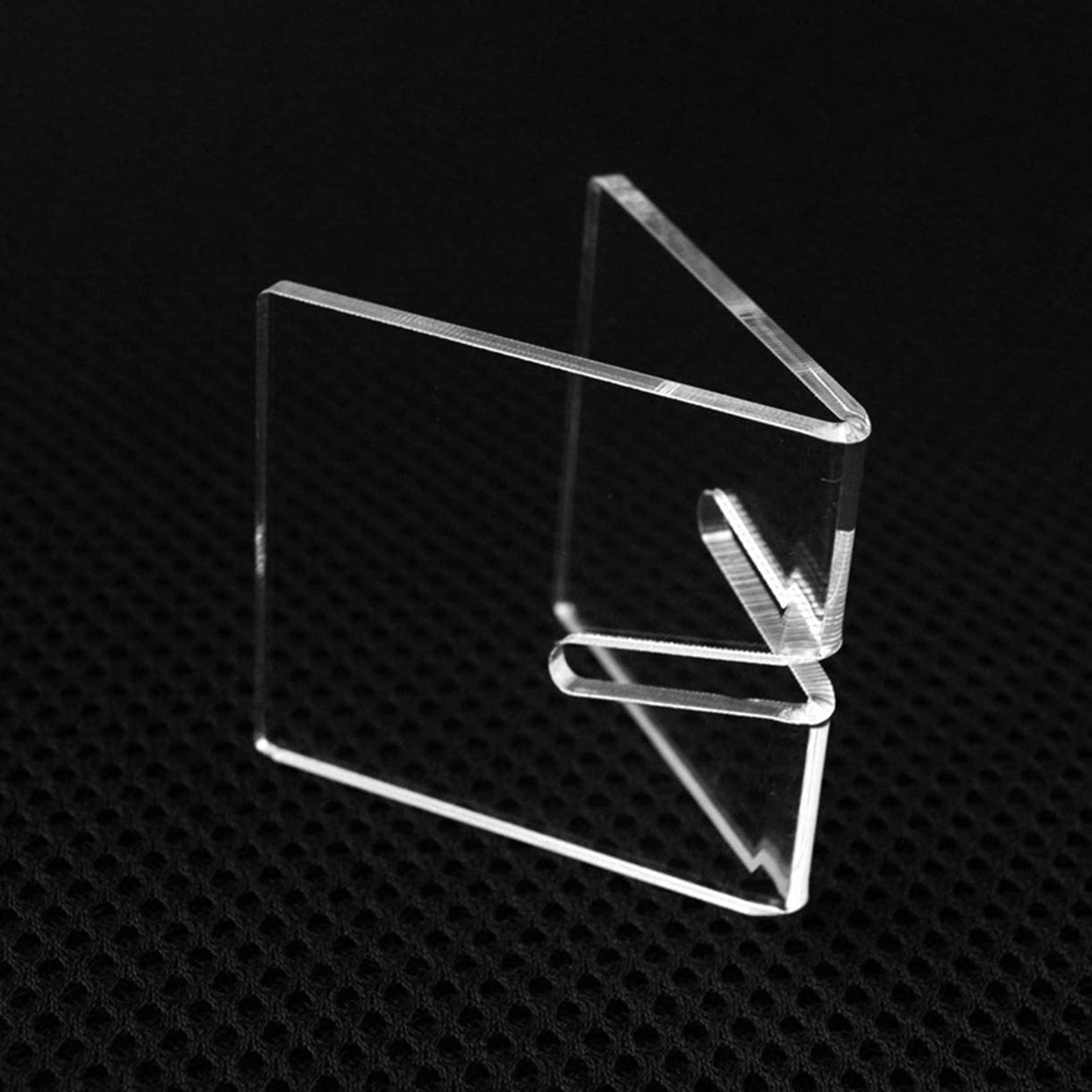 Lot de 20 présentoirs pliables en acrylique transparent pour couteaux de cuisine ou objets de collection