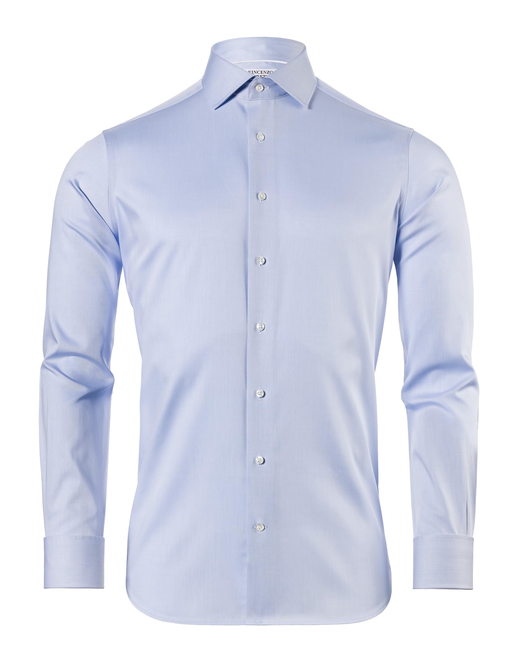 Vincenzo Boretti Herren Hemd Umschlagmanschette bügelfrei 100% Baumwolle Regular-fit Uni