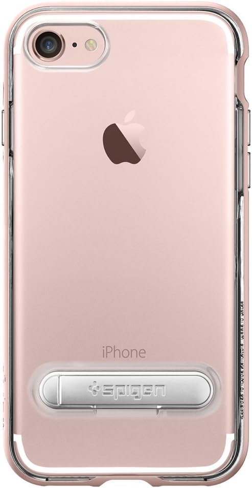 Spigen Crystal Hybrid Designed for Apple iPhone 7 Case (2016) / Designed for iPhone 8 Case (2017) - Rose Gold