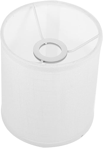 Pantalla de lámpara de tambor s pantalla de lámpara para lámparas de mesa Simple Metal Shell blanco