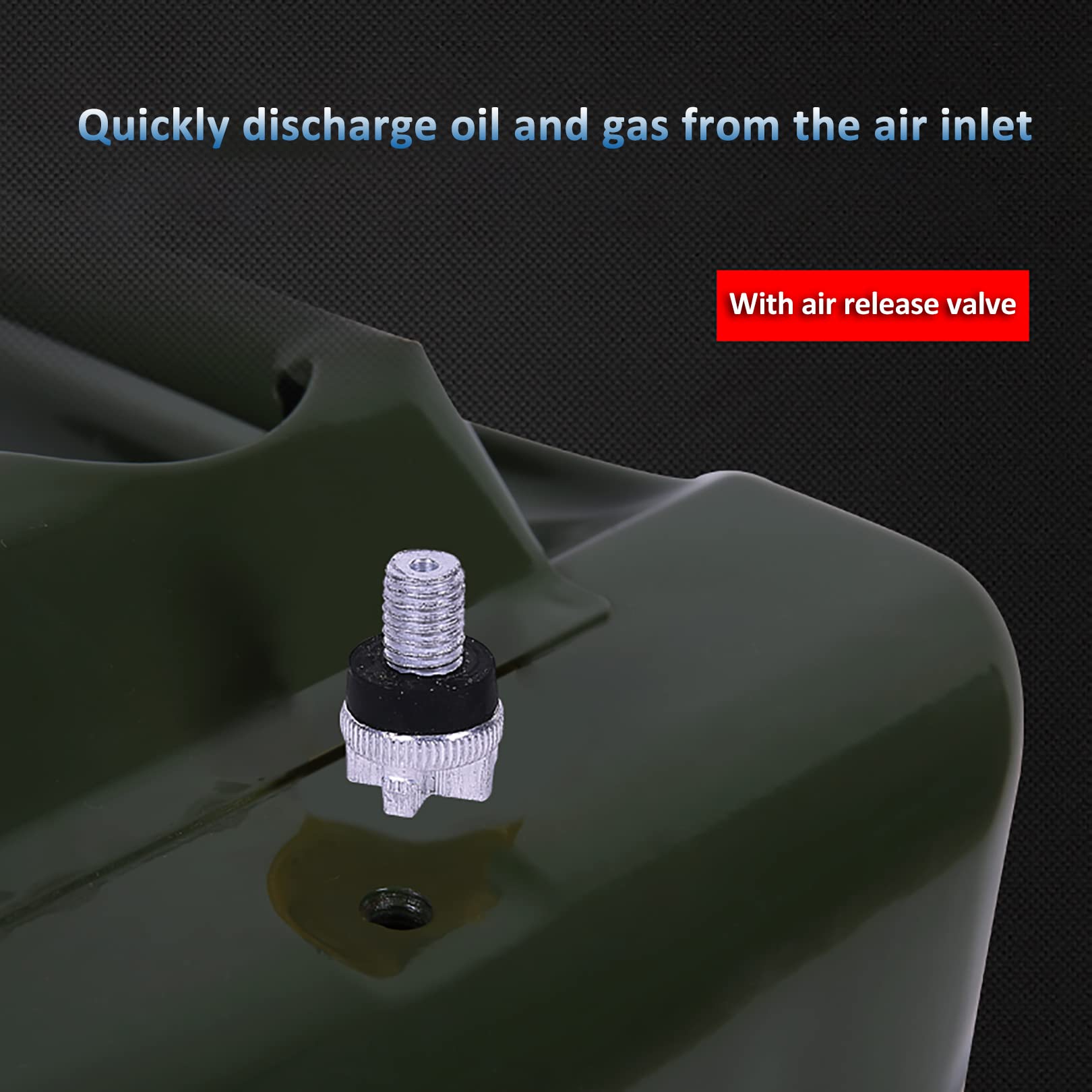 Jerry Can Metal Gasoline Can Heavy Duty Laminato a Freddo Benzina e Diesel Flexy Becco per Lo stoccaggio di Carburante Benzina Diesel Oil Container,20L