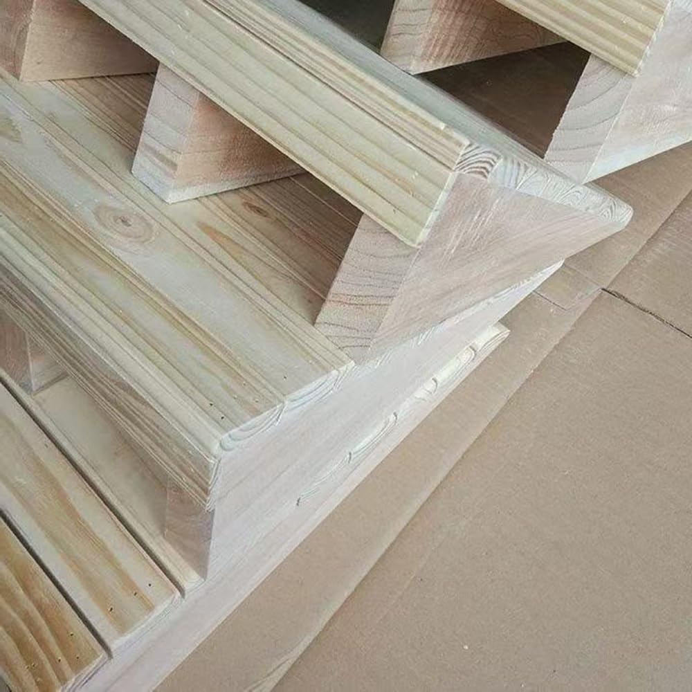 Rampa De Umbral De Silla De Ruedas Rampas De Acceso De Madera para Escalones 8/9/10/11/12/15cm Alto, Antideslizante Rampa De Entrada para Home/Garden Escalones(Height: 7cm/2.8in)