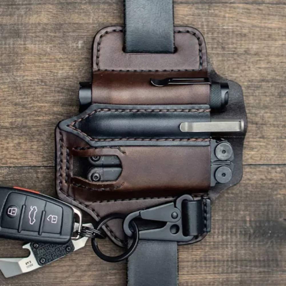 GAINE DE COUTEAU en cuir PU pour porte-couteau pliant de poche de ceinture EUR 7,01 - FR