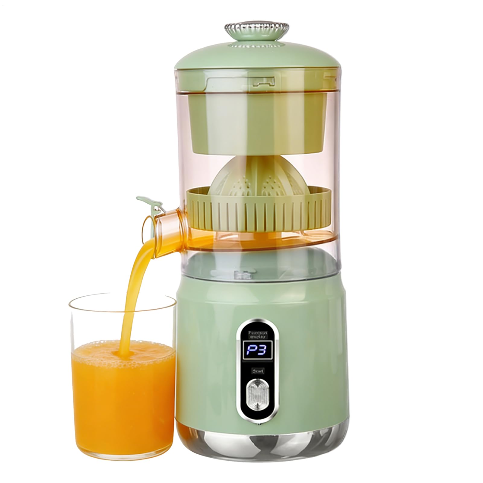 Electric Citrus Juicer Portable Electric Squeezer | Orange Juice Squeezer for Oranges for Pomegranates Limes Fruit Vegetables Countertop Kitchen Home Bar Travel Camping Picnic