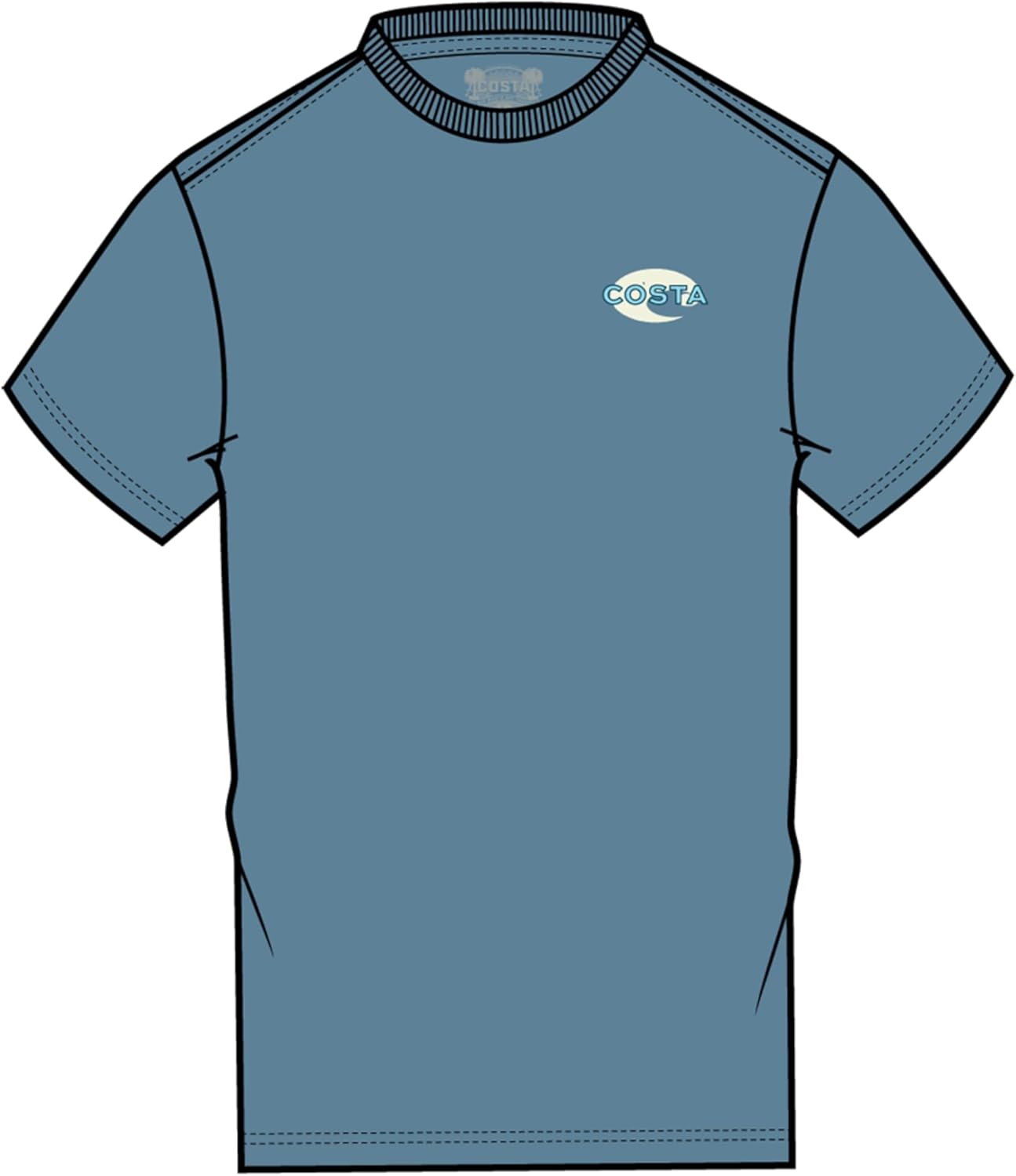 Costa Del Mar Mens Cannery Row Tuna Tee
