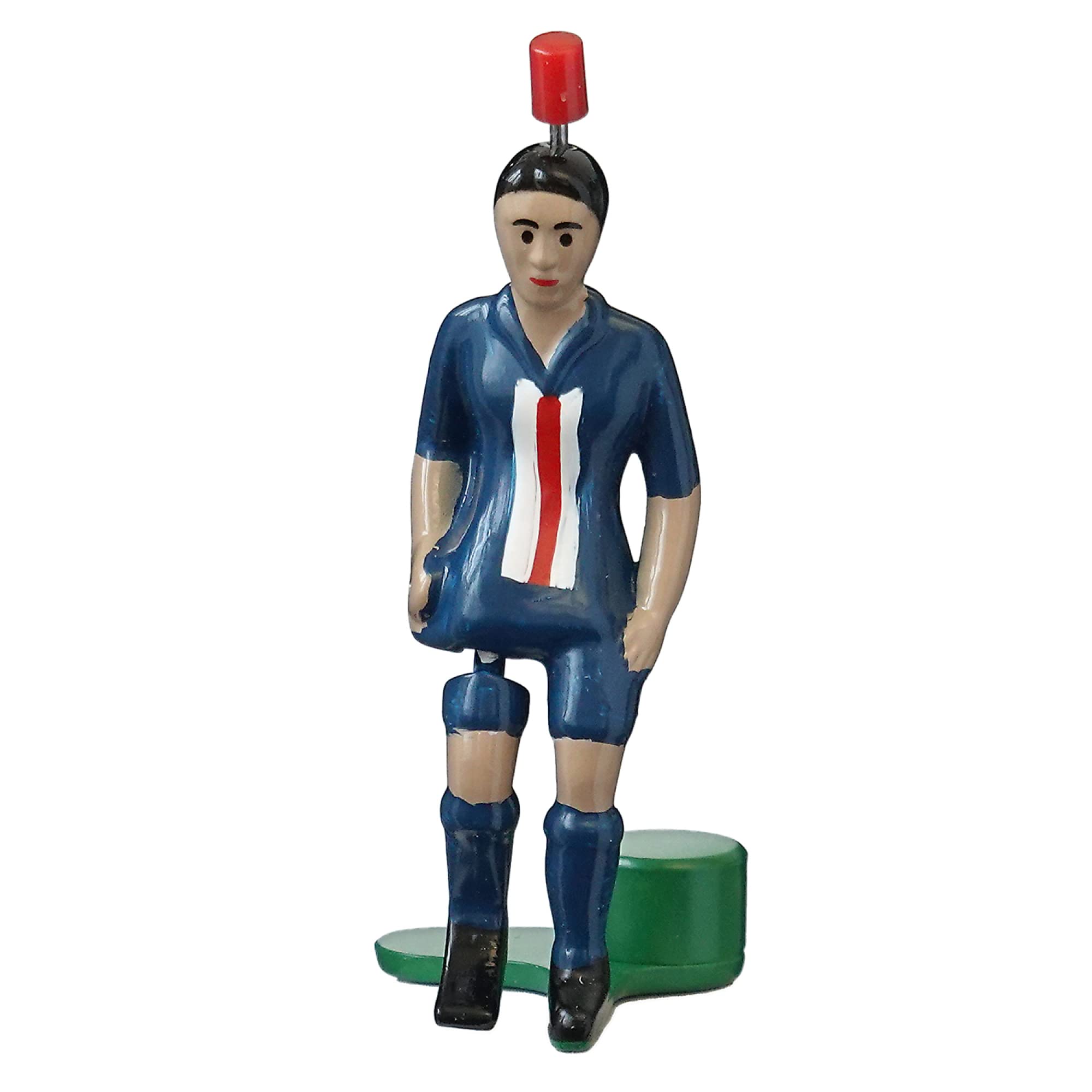 TIPP-KICK Top-Kicker At. Madrid – Giocatore Originale Fatto A Mano, Maglia Rossa/Bianca, Per Calcio Da Tavolo