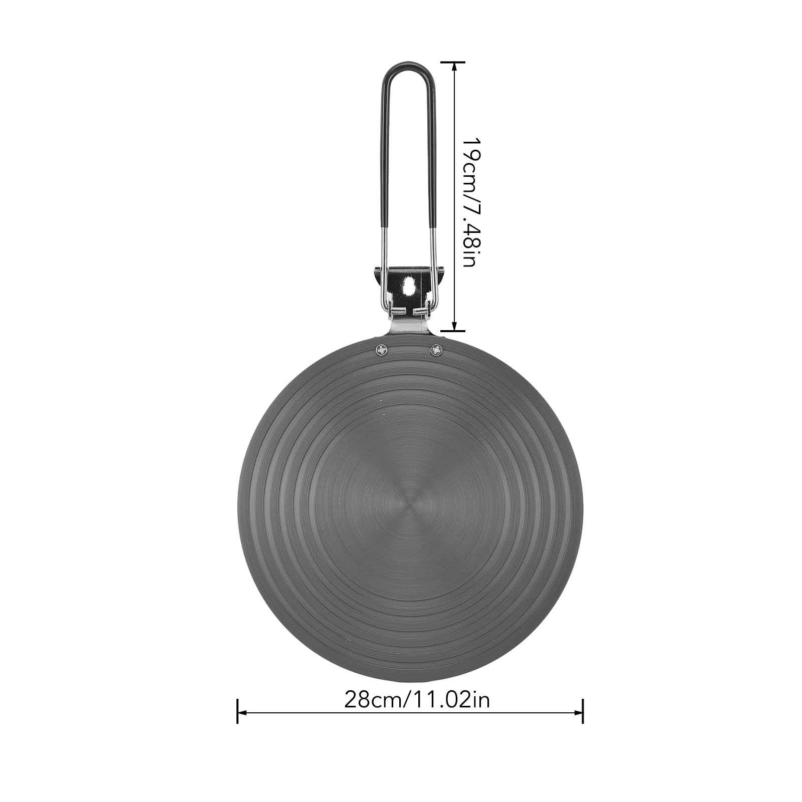 Piastra Diffusore di Calore, 24 Cm 28 Cm Piastra di Conduzione del Calore Diffusore Antiaderente per Fornello a Gas Piastra Diffusore a Induzione in Lega di Alluminio Antiscivolo per Fornello(28cm)