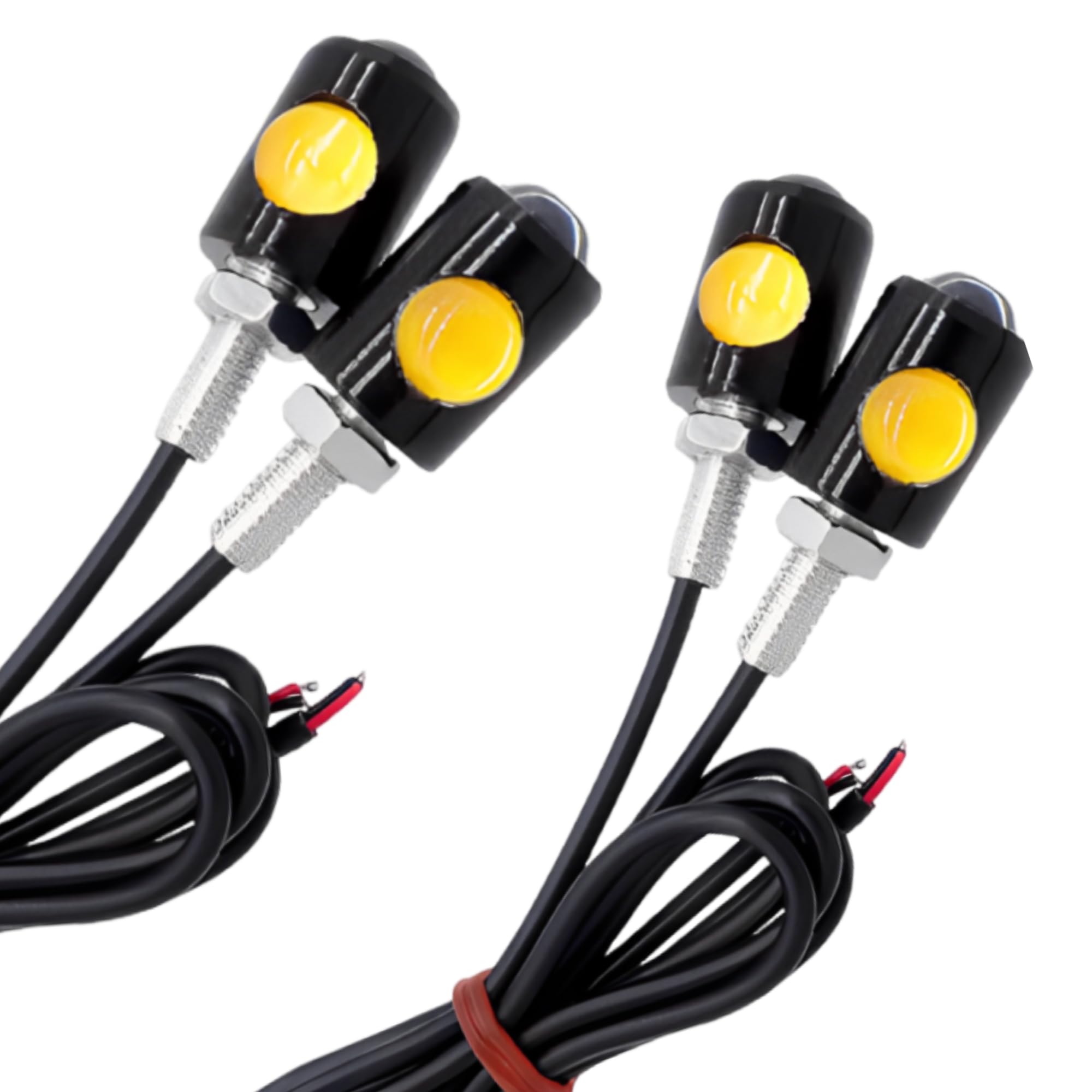 Amazon | 4個 バイク LEDカスタムウインカー 極小マイクロサイズ