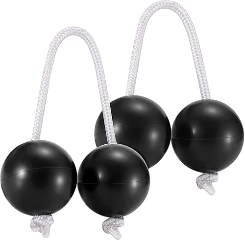 Facmogu Aslatua - Juego de 2 bolas rítmicas auténticas de África Occidental, bolas rítmicas de Aslatuas para principiantes y amantes de África