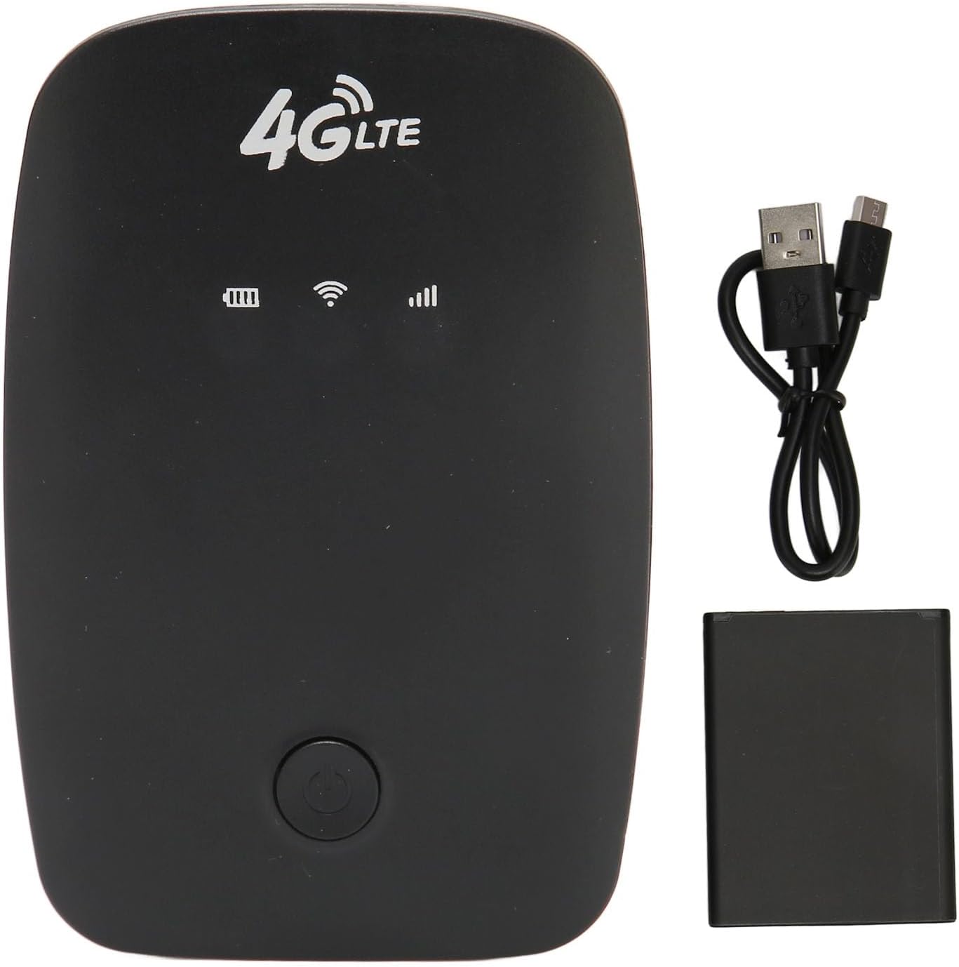 Tyenaza 4G LTE Mobile WiFi Unlocked 2100mAh Battery High Speed Portable Travel Hotspot Mini Router with SIM Card Slot Black (European Version)
