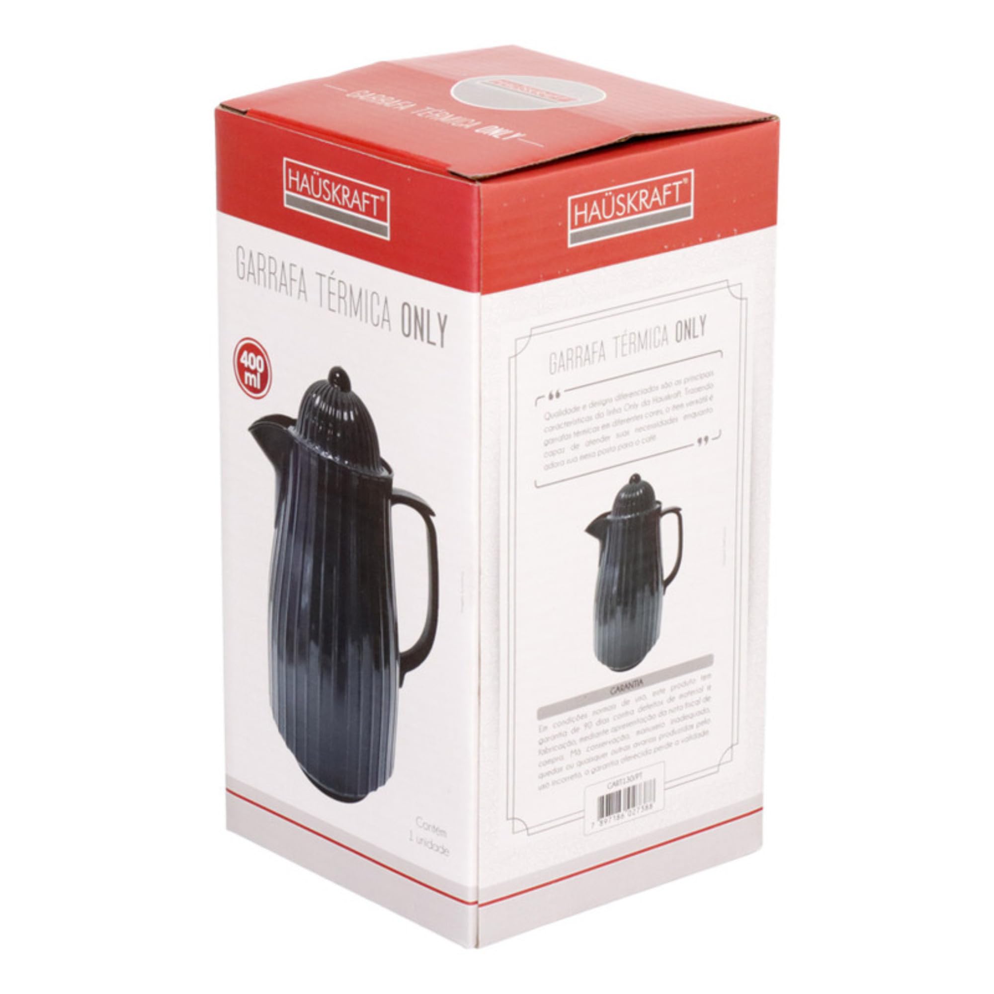 Garrafa Térmica Haüskraft Only Preta 400 Ml. : Amazon.com.br: Cozinha