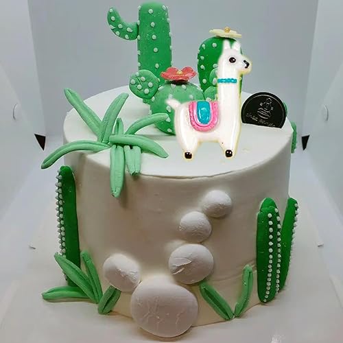 Miniatura 8 de MINFEIDMS Moldes de silicona para fondant de alpaca para decoración de pasteles, decoración de cupcakes, pasta de goma de chocolate, arcilla