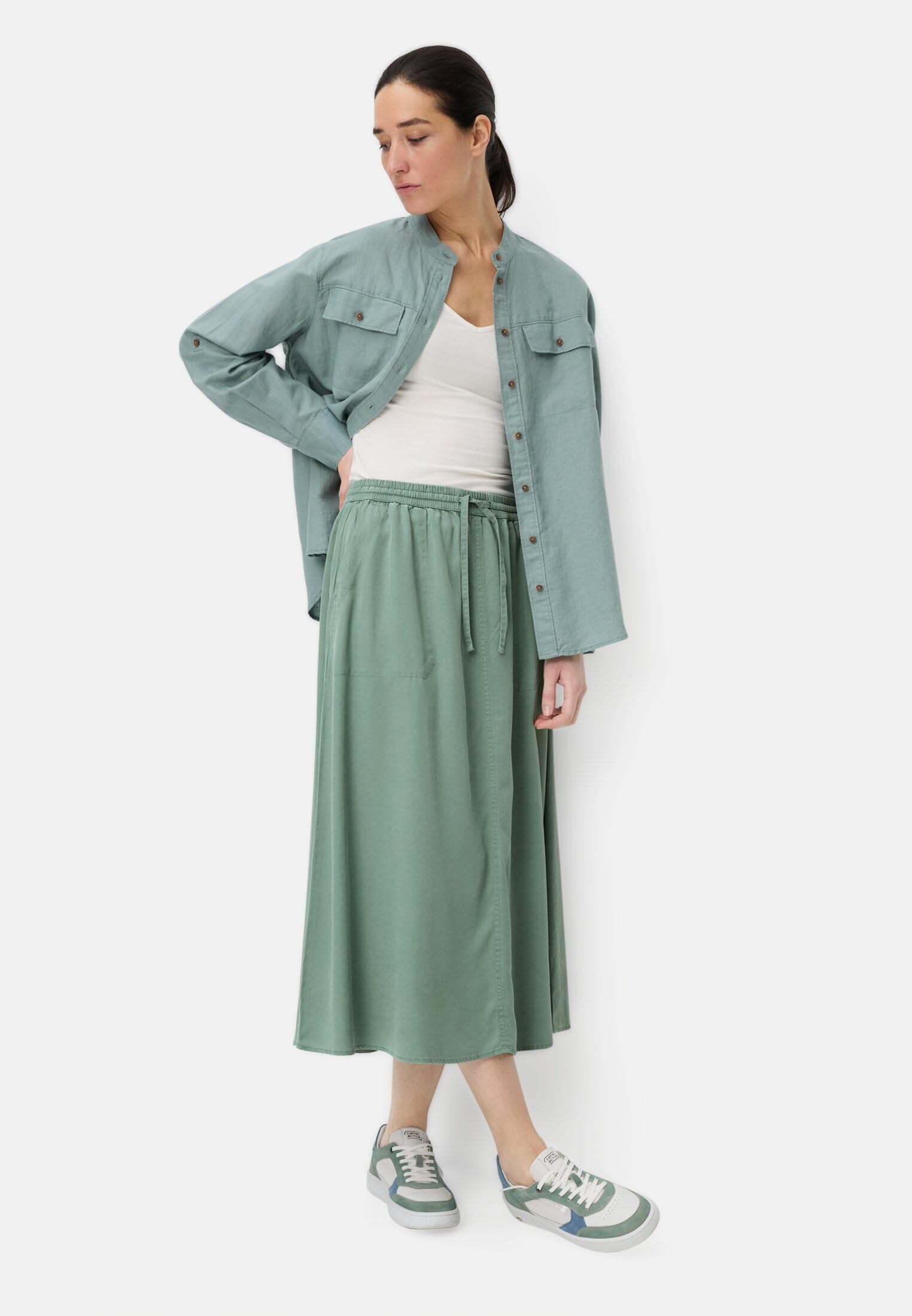 camel active Damen Rock mit Tunnelzug