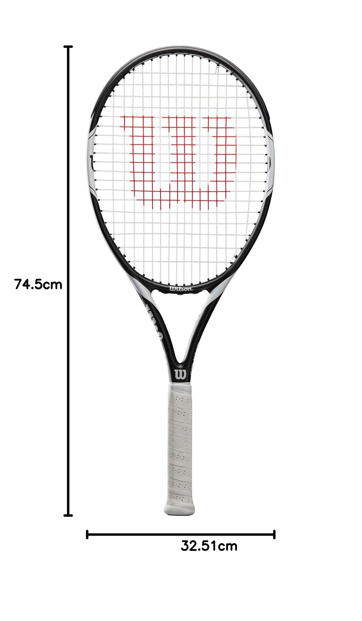 Wilson Raquette de Tennis Federer Team 105 Taille de Manche L2 Blanc/Noir
