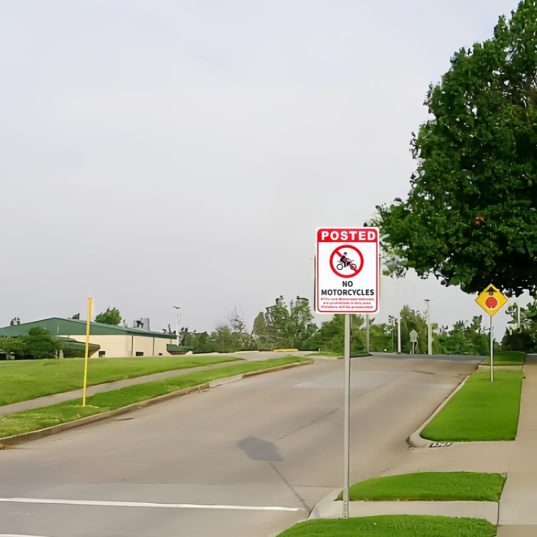 Amazon.com: No Motorcycles, ATVs And Motorized Vehicles Sign