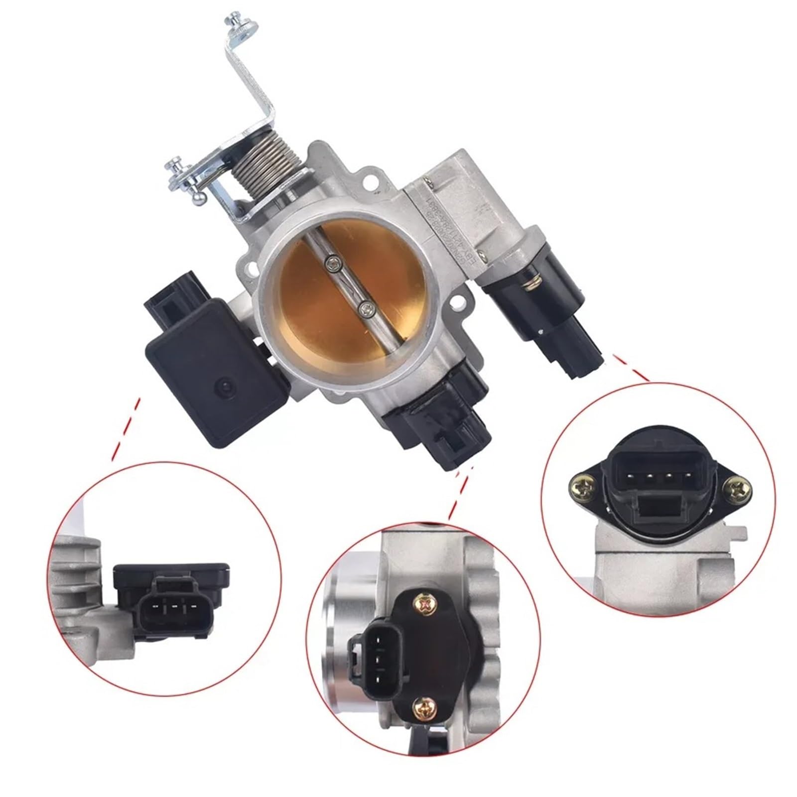 Cuerpo Acelerador Para Jeep Para Grand Para Cherokee Para Wrangler 4.0L 53032023AB Cuerpo De Mariposa Válvula De Mariposa De 62 Mm 62 Mm Mariposa De Admisión