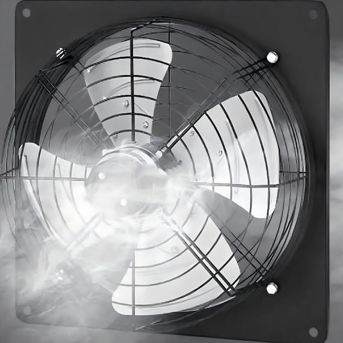 ICEMOB Aspiratore Bagno 1350 Giri/Min,Estrattore Aria Silenzioso con Scarico E Aspirazione,Ventilatore Industriale,Interruttore Indipendente,per Cucina,Magazzino,Ristorante,16 Inches