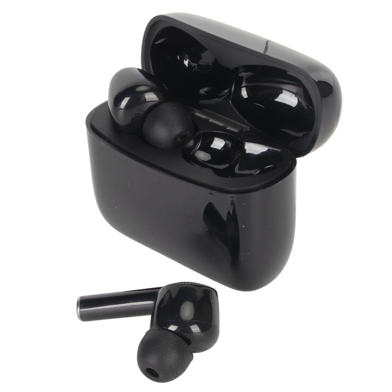 Słuchawki Douszne Z Tłumaczem Języka, Urządzenie do Tłumaczenia Języka Bluetooth 5.1, 74 Języki I 70 Akcentów Online, Natychmiastowe Bezprzewodowe Słuchawki Douszne Tłumacza Bluetooth(Czarny)