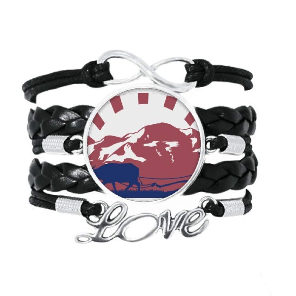 Bestchong Kingdom of Thailand Thai Customs Culture Bracelet Love Accessory Twisted Leather Knitting Rope Wristband Gift