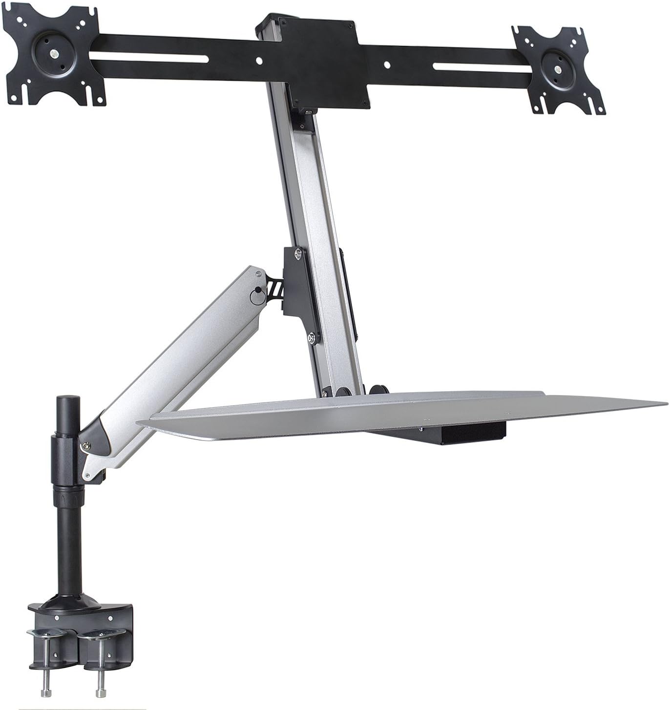 DoubleSight Ergonomic Dual Monitor Sit-Stand Lift Arm (DS-ERGO-200)