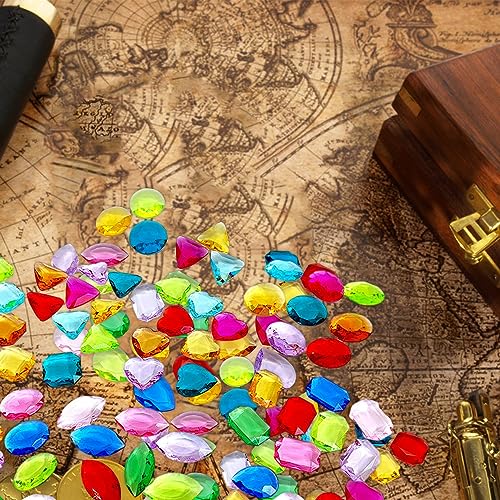 ZIOYA 300 Pezzi Gemme di Diamanti Acrilici 17mm ~