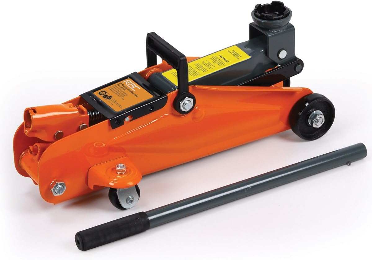 RAC 2T Trolley Jack - Model HP218A - Universal Fit and Easy to Use - Includes Storage Case