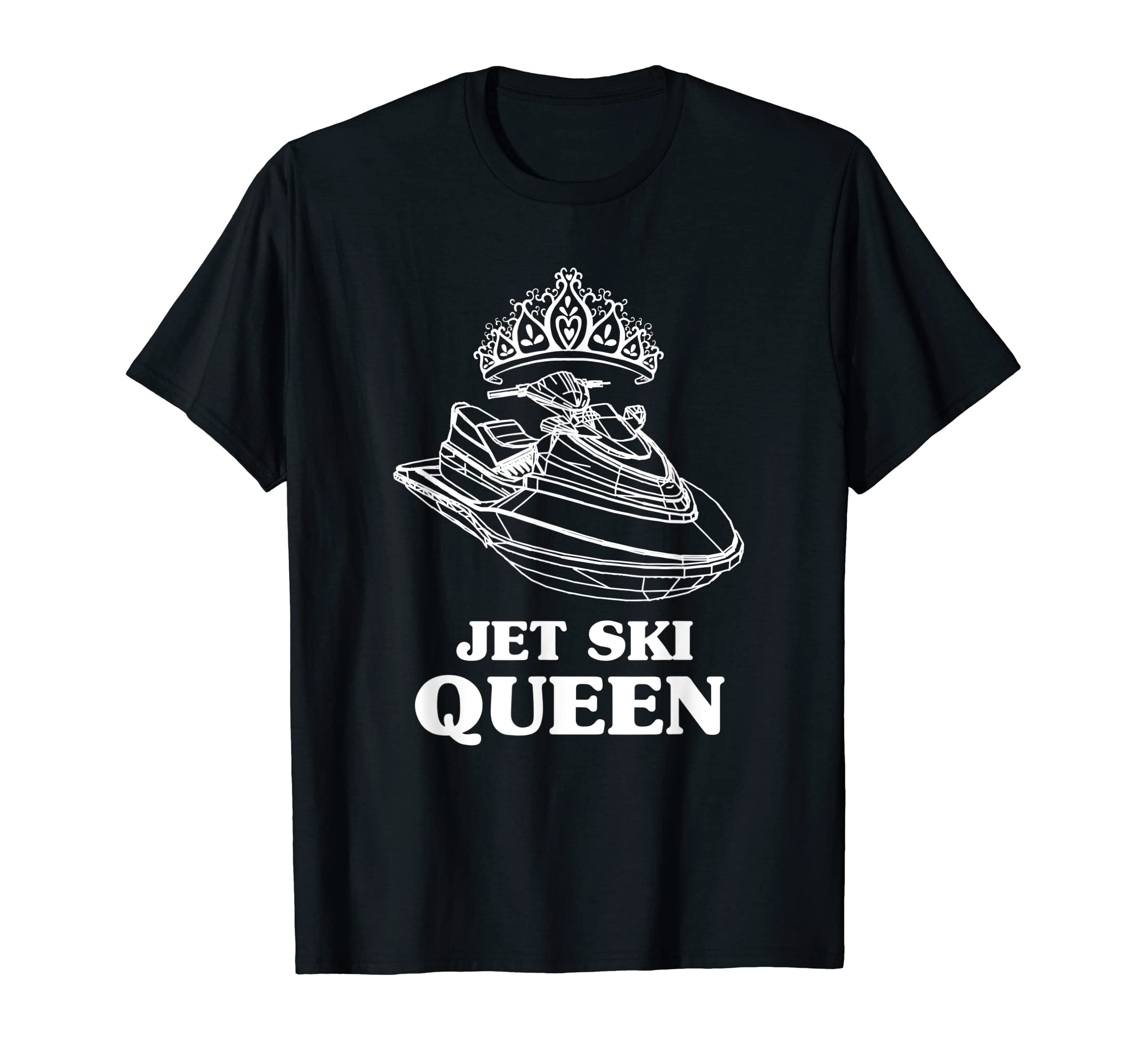 Jet Ski Queen - Beach Water Sports Jet Skiing Skier T-Shirt