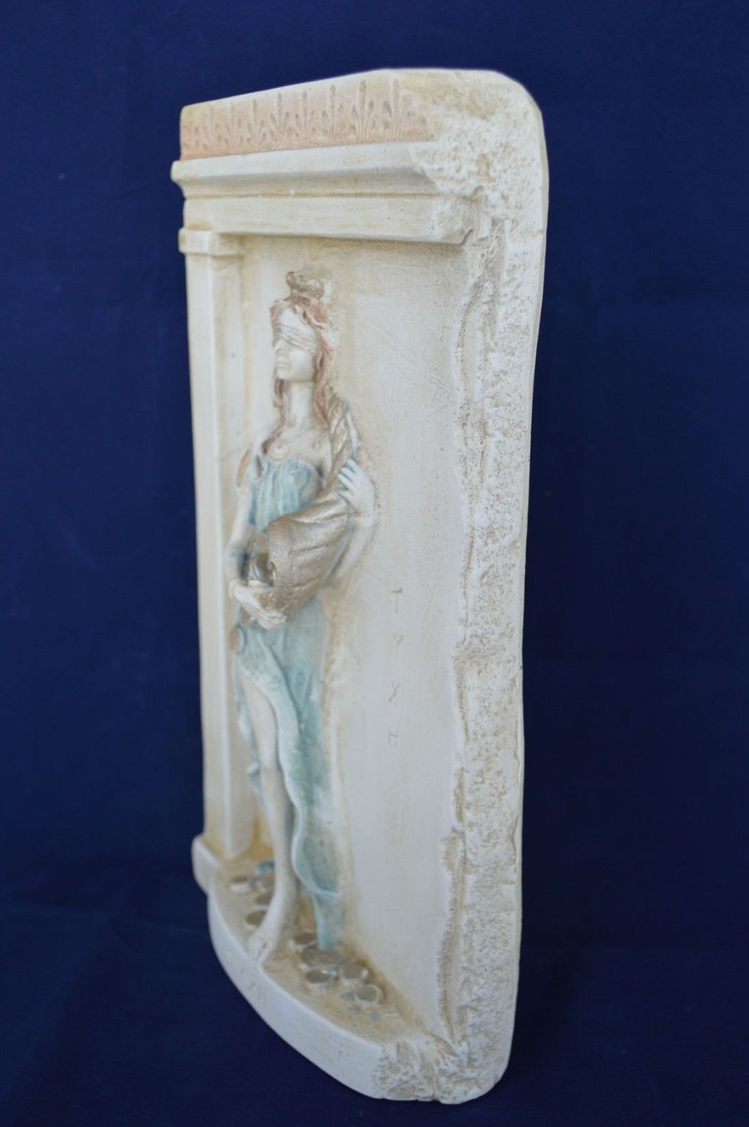 Estía Creations Déesse Tyché Déesse de Chance Et Fortune Sculpture Fille d'Aphrodite