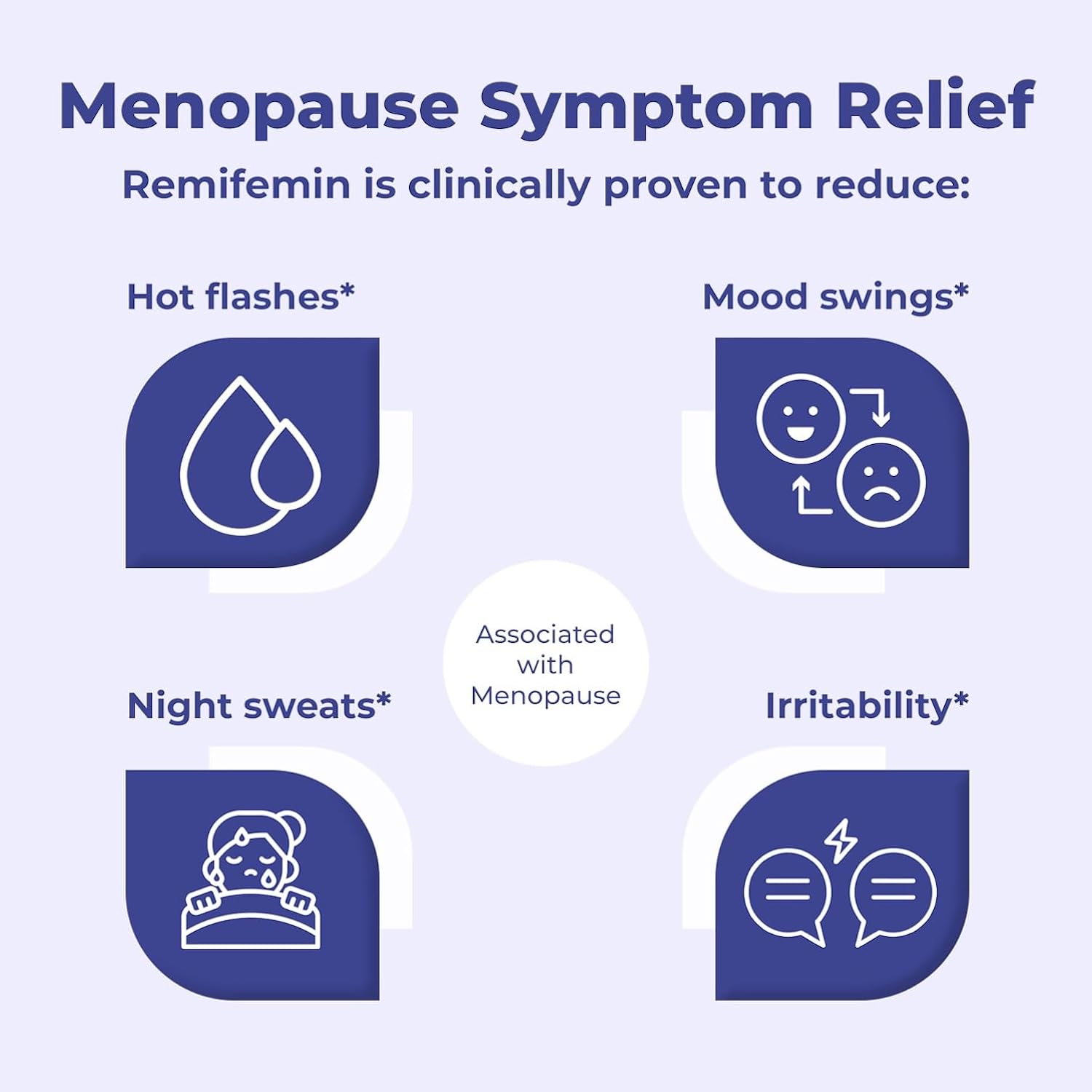 Remifemin Good Night - Menopause Symptoms Relief & Restful Sleep Support - Clinically Proven Ingredients - Menopause Supplements - Black Cohosh - Estrogen-Free - Made in Germany - 60 Tablets
