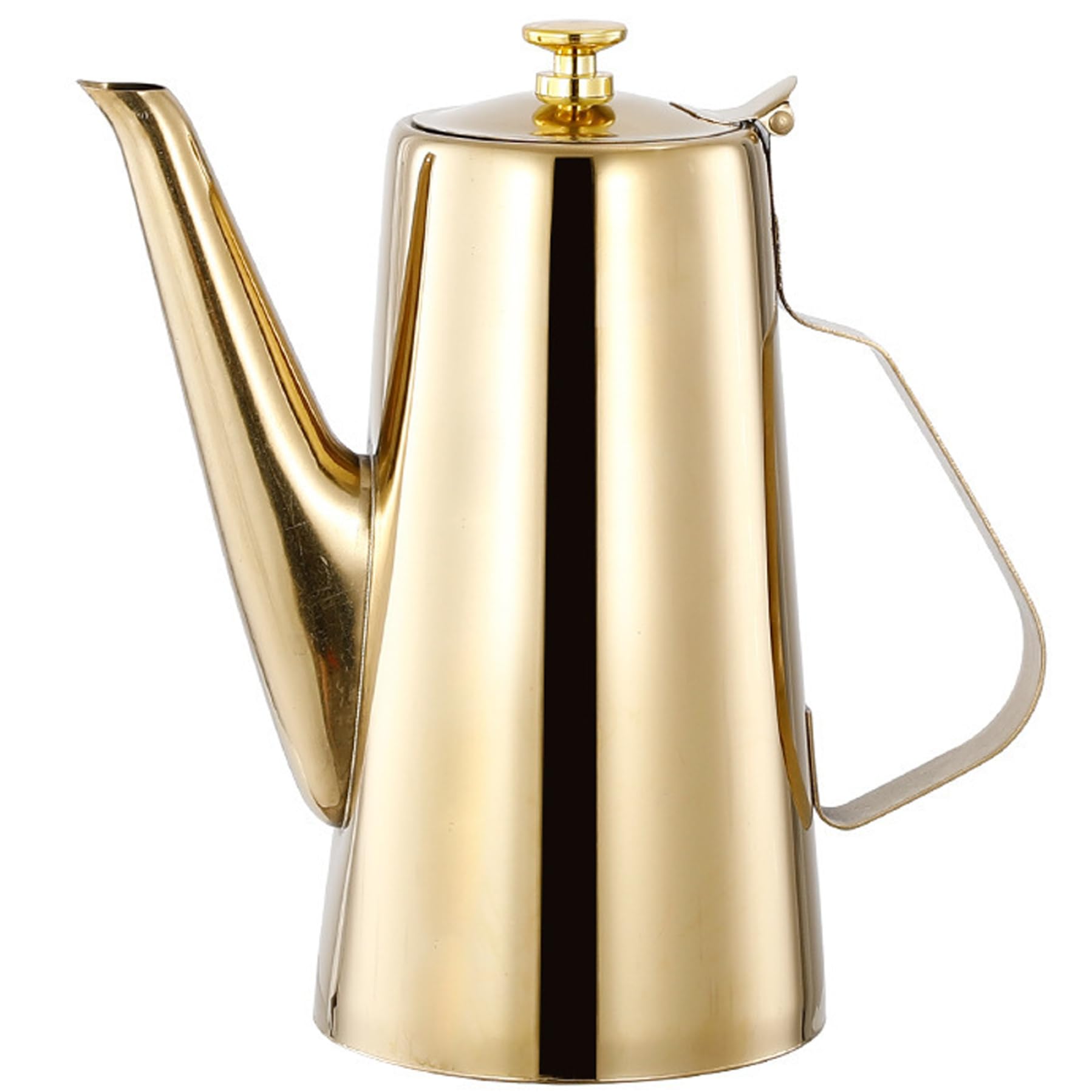 Bouteille distributrice d'huile de 2l en inox pour grandes tables de restaurant