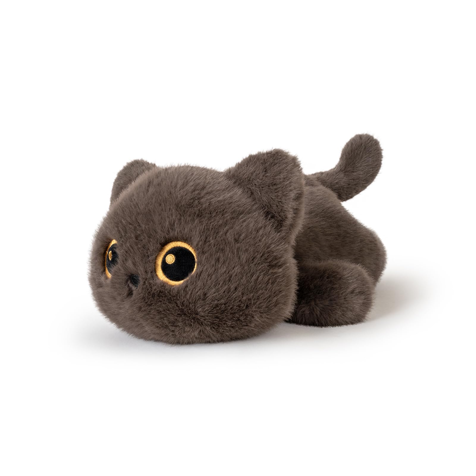 Adorlynetty Cat Stuffed Animal, Black Cat Plush 6.6“ Cute Cat Plush Soft Cat Plushie Toys for Boys Girls Kids Baby （Black Cat）