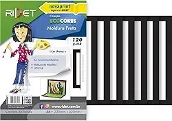 Bloco para Desenho, Moldura Preta, A4, 120g, 35 Folhas, 23cm X 32cm, Novaprint/Ridet