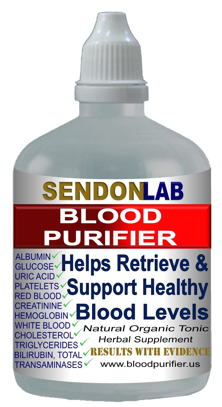 Help Retrieve and Support Healthy Blood Levels. Blood Purifier High-Power Natural Organic Tonic, which Strengthens, invigorates and restores The Vital Energy of Your Organs. 2 fl oz