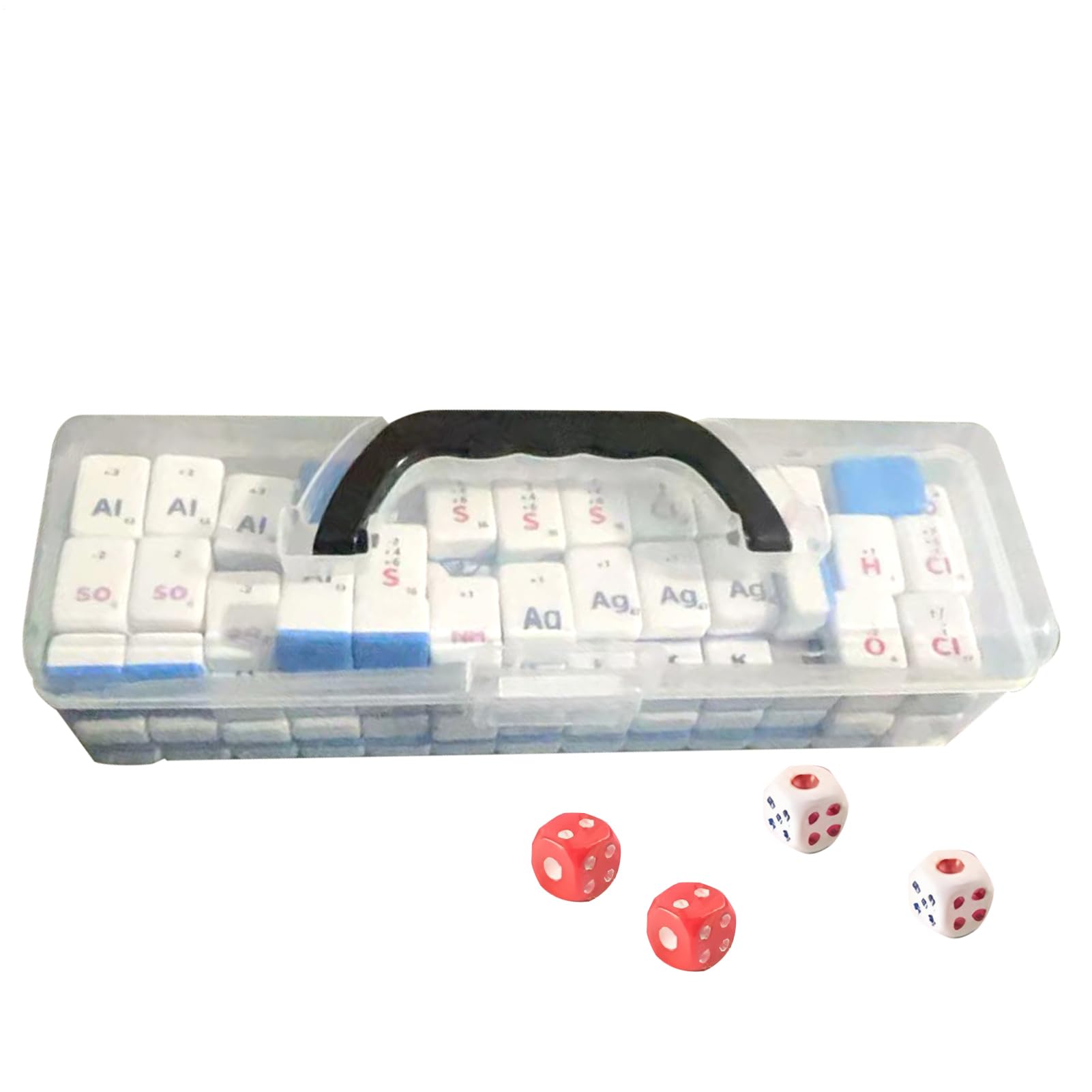 Mahjong-Steine Mahjong Spiel Für Kinder & Einsteiger | Lernspielzeug Mit -Elementsymbolen Für Familienabende Und Gesellschaftsspiele