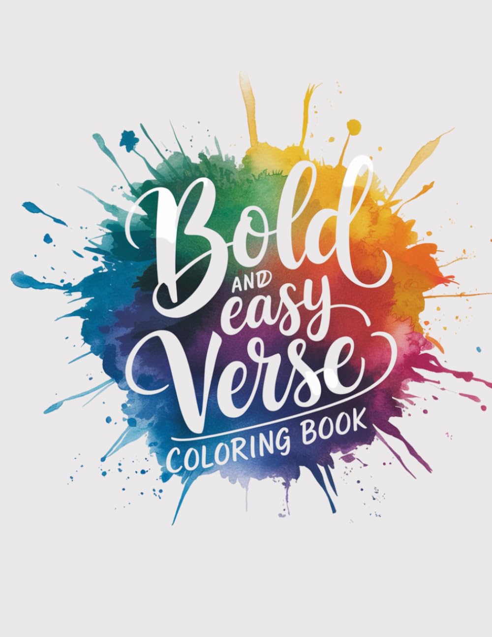 Bold and Easy Bible Verse Coloring Book